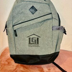Gray and Black Men's Backpack